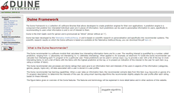 Desktop Screenshot of duineframework.org